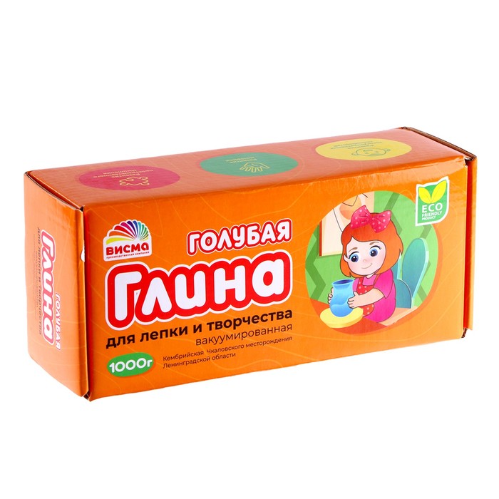 

Глина голубая для лепки, 1000 г