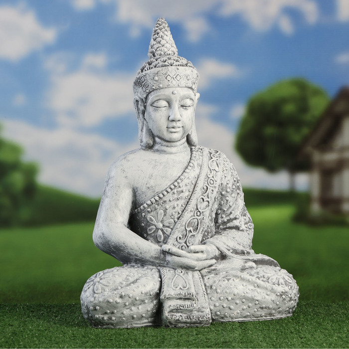 Садовая фигура Будда, под камень, 35х20х46см