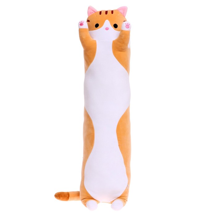 Мягкая игрушка «Кот Батон», 90 см, цвет рыжий мягкая игрушка подушка кот батон 50 см
