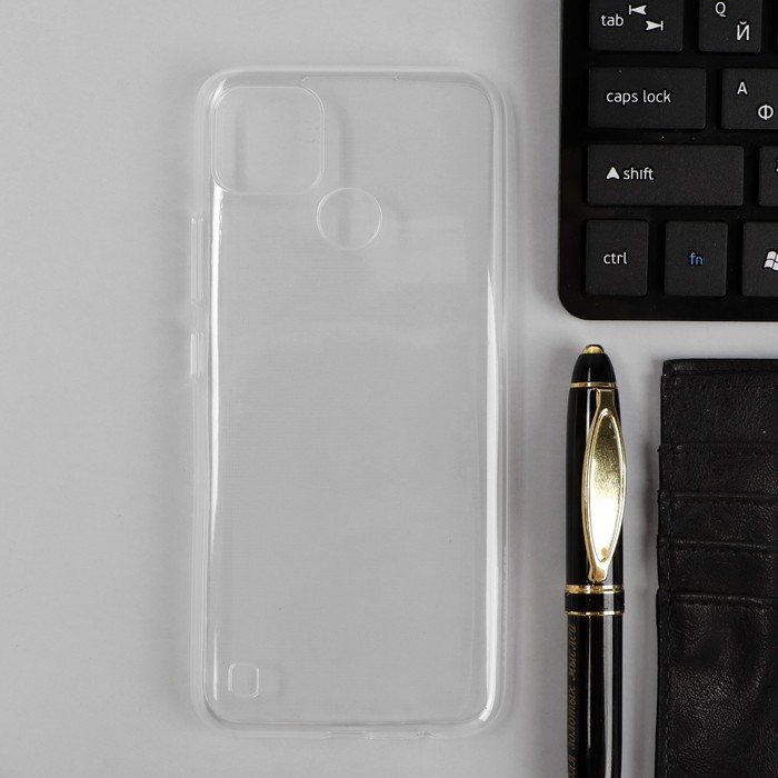 

Чехол для Realme c21y, силиконовый, прозрачный