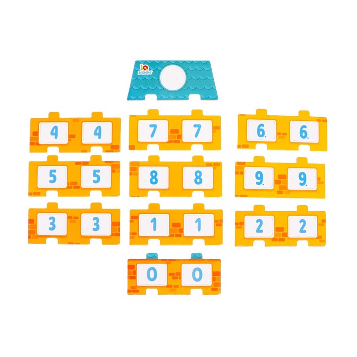 фото Развивающий набор «числовой домик», в пакете iq-zabiaka