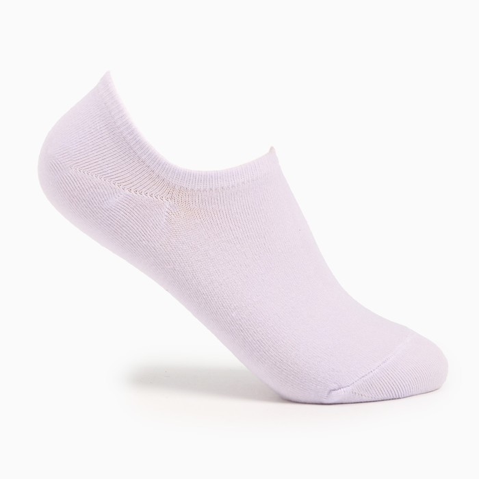 Носки женские укороченные, цвет сиреневый, размер 36-40