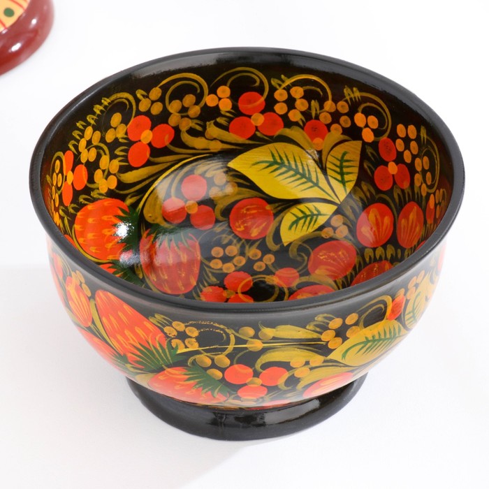 

Чашка "Ягодки" 13х7,5 см, хохлома