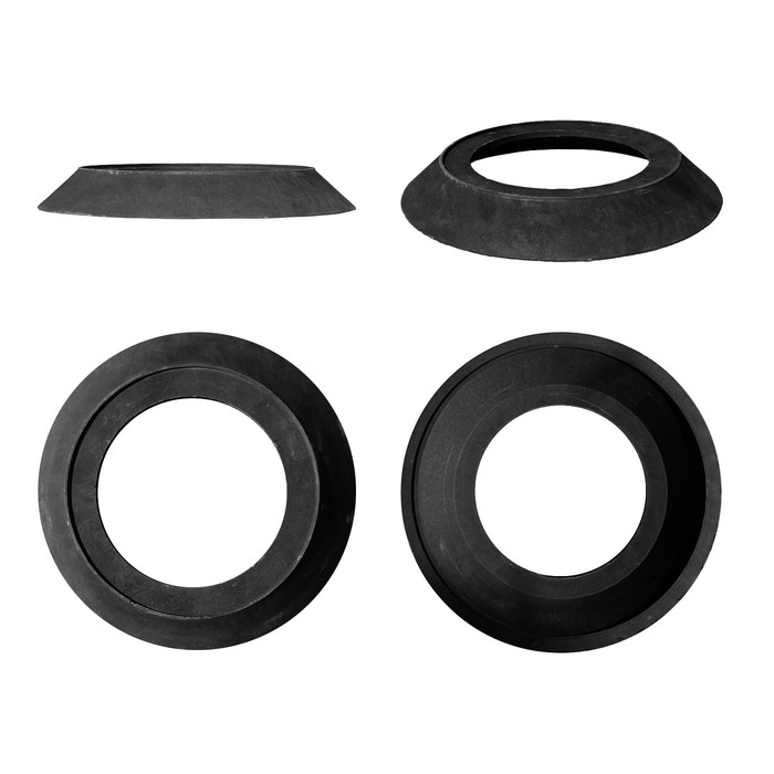Кольцо колодца ППК, 110 × 14 см, чёрный, КК-1100 полимерпесчаное днище колодца 1100 мм