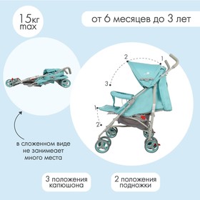 

Коляска-трость Indigo PUNTO, мятный