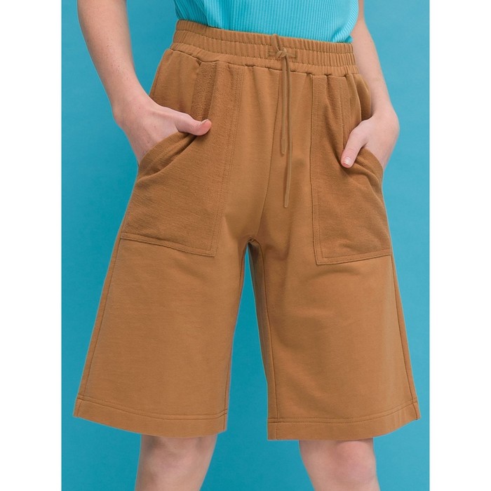 фото Бриджи для девочек, рост 146 см, цвет коричневый pelican