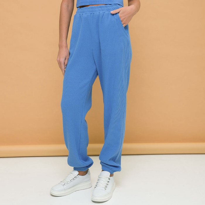 

Брюки женские, размер XS, цвет голубой