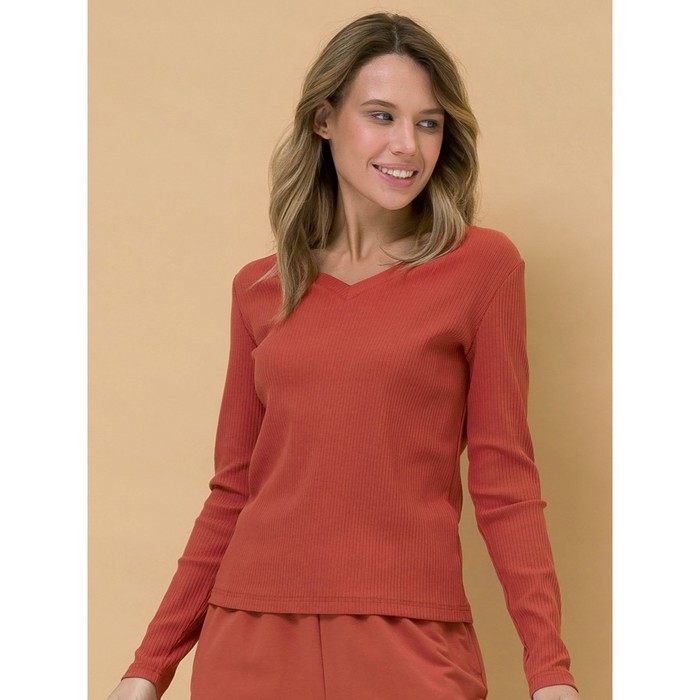 

Джемпер женский, размер XS, цвет терракотовый