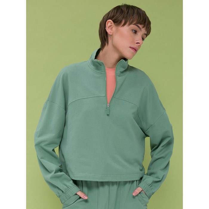 Кофта женская, размер XL, цвет зелёный