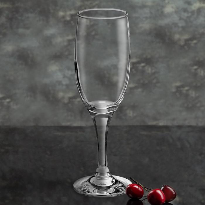 Фужер для шампанского стеклянный Bistro, 190 мл новогодний фужер для шампанского