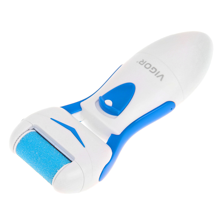 Пемза электрическая Vigor HX-8603, 2 насадки-ролика, питание 2хАА