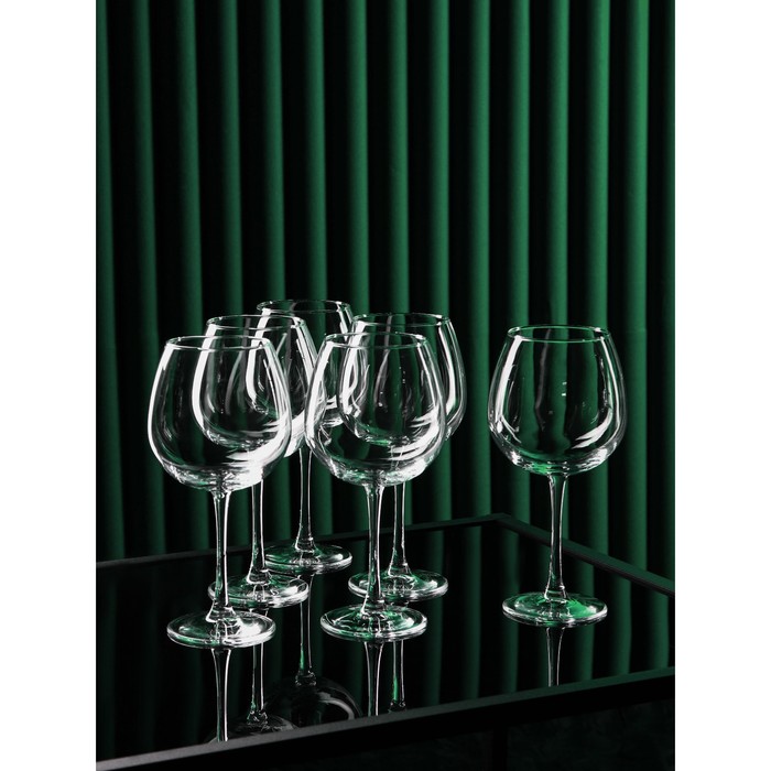 Набор стеклянных бокалов для вина «Энотека», 780 мл, 6 шт
