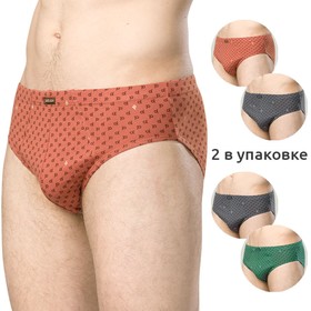 

Трусы мужские, размер L, цвет зелёный/серый