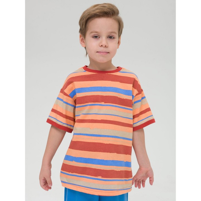 

Футболка для мальчиков, рост 110 см, цвет оранжевый