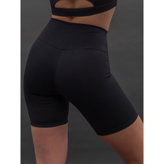 

Велосипедки спортивные женские, размер XL, цвет чёрный