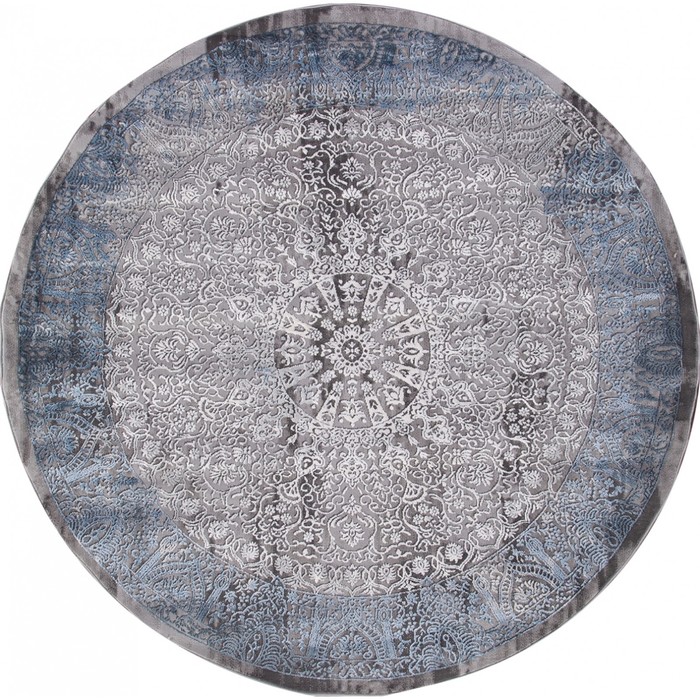 

Ковёр круглый Karmen Hali Armina, размер 200x200 см, цвет blue/blue
