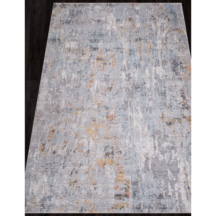 Ковёр прямоугольный Lysandra Hali Petra, размер 150x80 см, цвет light gray ковёр прямоугольный lysandra hali petra размер 230x160 см цвет light gray