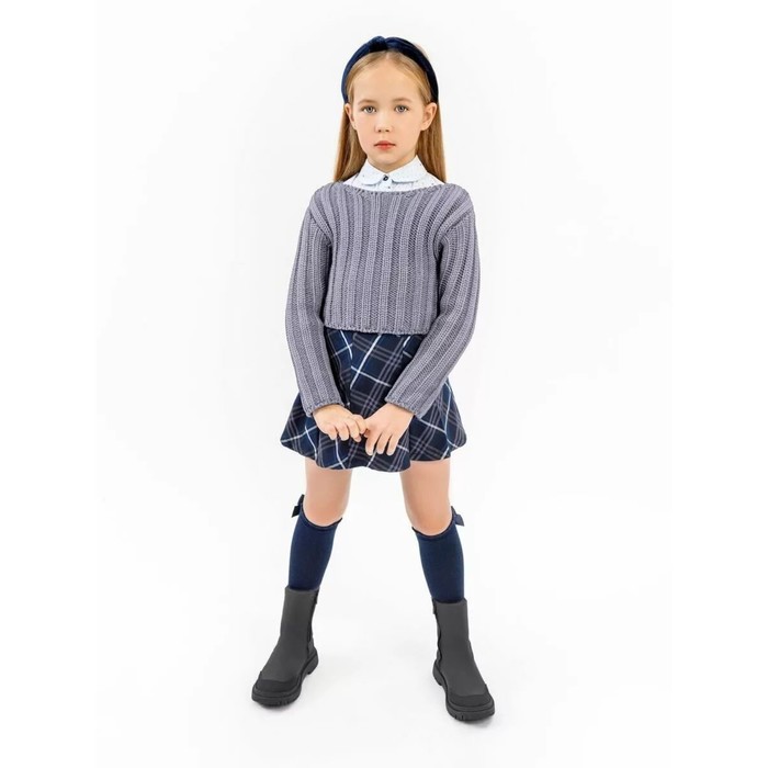 

Свитер для девочки Knit Line, рост 140 см, цвет серый
