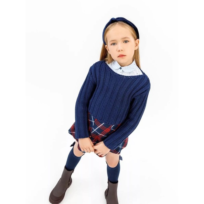 

Свитер для девочки Knit Line, рост 152 см, цвет синий