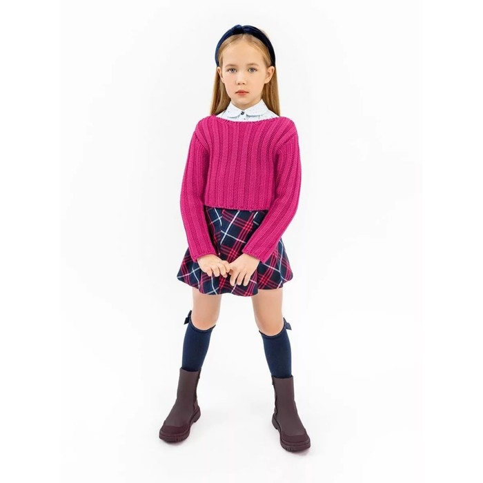 Свитер для девочки Knit Line, рост 140 см, цвет фуксия