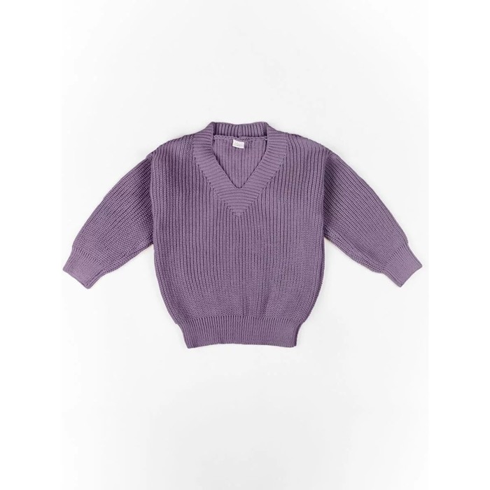 фото Свитер для девочки knit, рост 134 см, цвет сиреневый