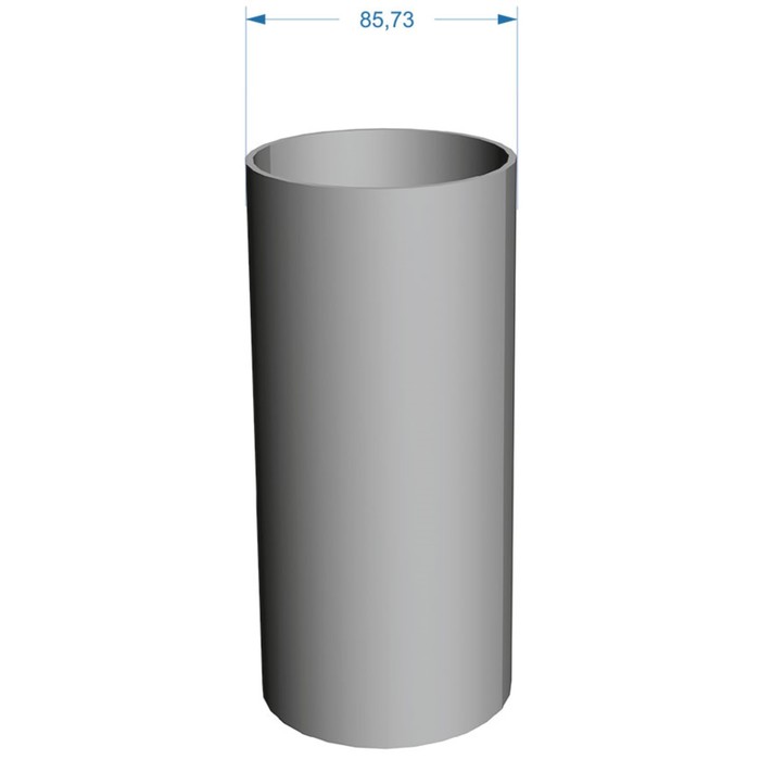 фото Труба водосточная 1м döcke premium пломбир