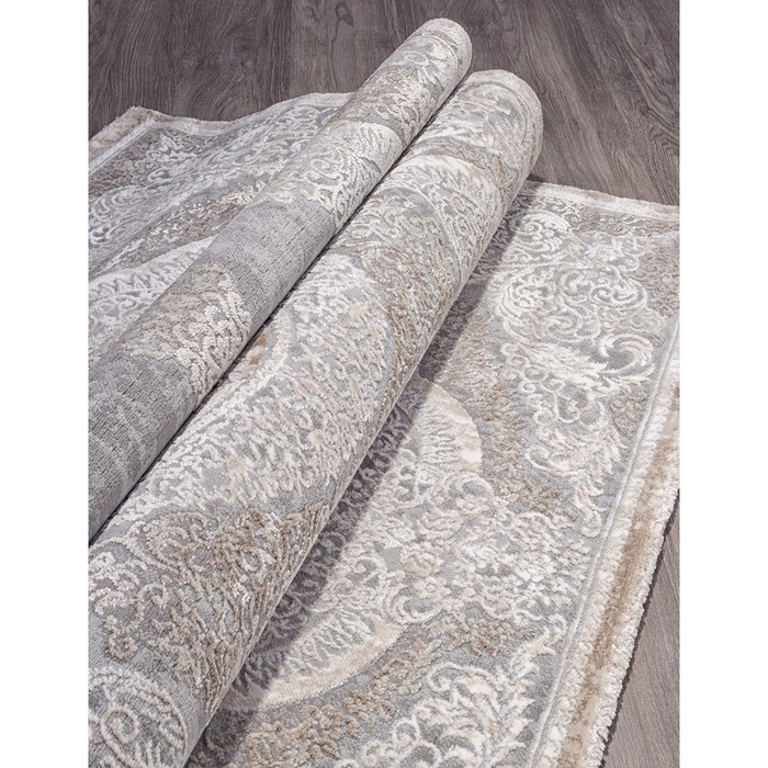 

Ковёр прямоугольный Armina 03880C, размер 80x150 см, цвет grey / brown