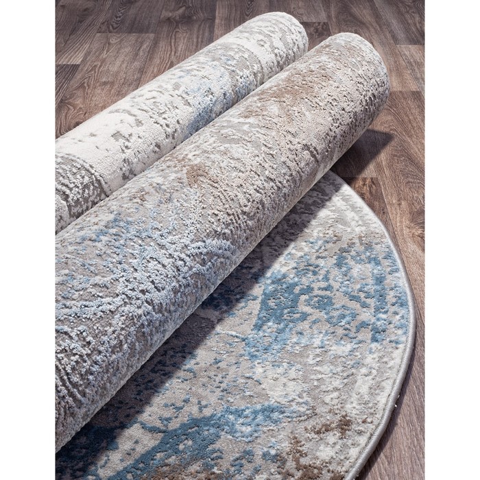 

Ковёр овальный Armina 03879A, размер 80x150 см, цвет blue / blue