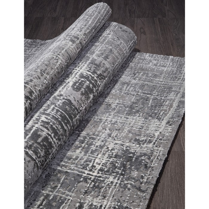 

Ковёр прямоугольный Armina 04028G, размер 80x150 см, цвет grey / grey