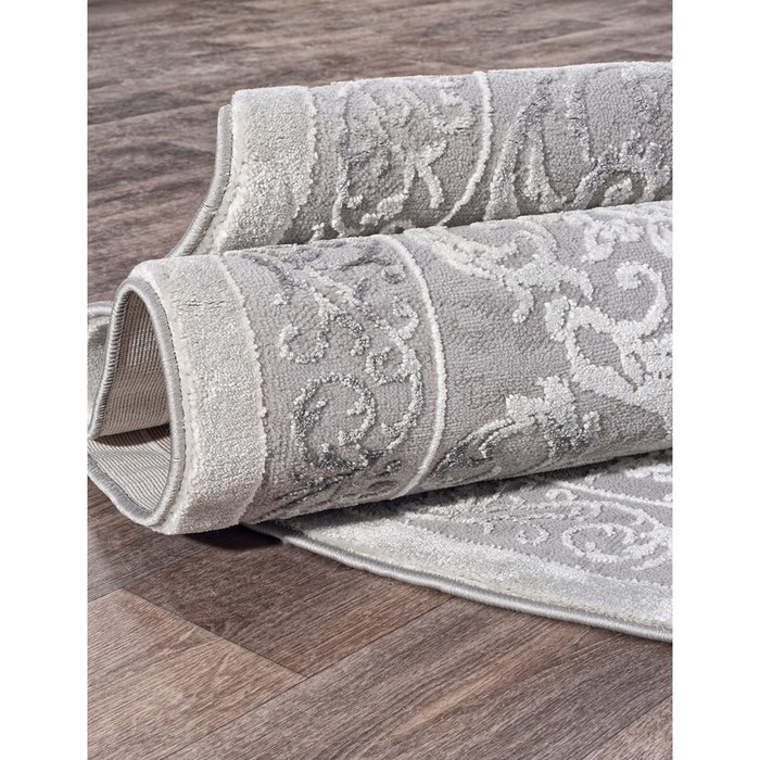 

Ковёр овальный Armina 03760A, размер 80x150 см, цвет grey / grey