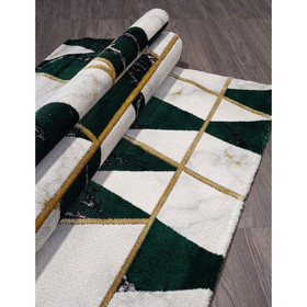 

Ковёр прямоугольный Omega 08706Y, размер 80x150 см, цвет green / green