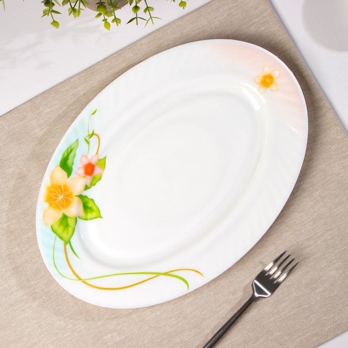 

Блюдо овальное «Арина», 35 см, стеклокерамика