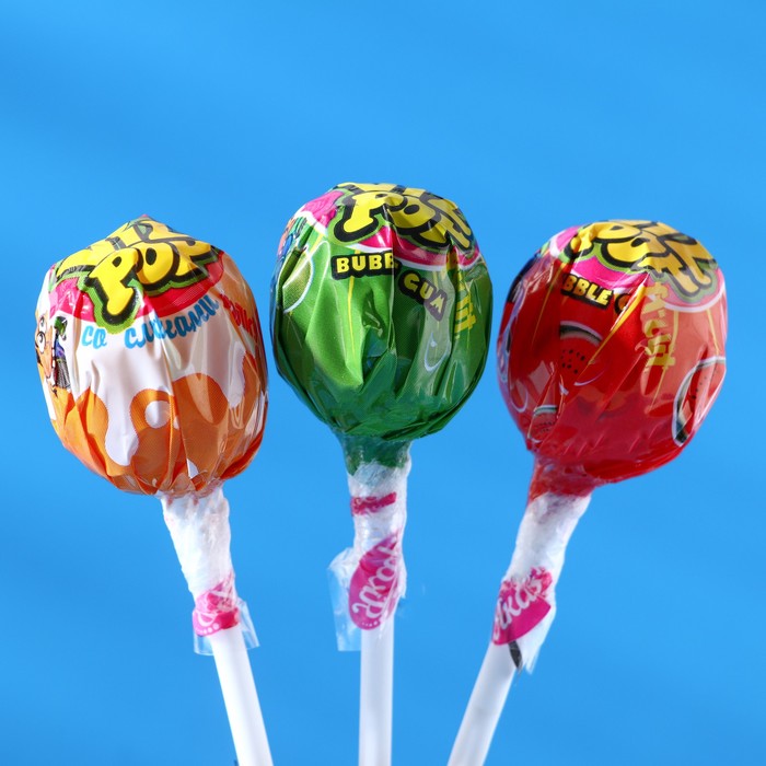 

Леденцы карамельные на палочке Vil pop Ассорти, 80 г
