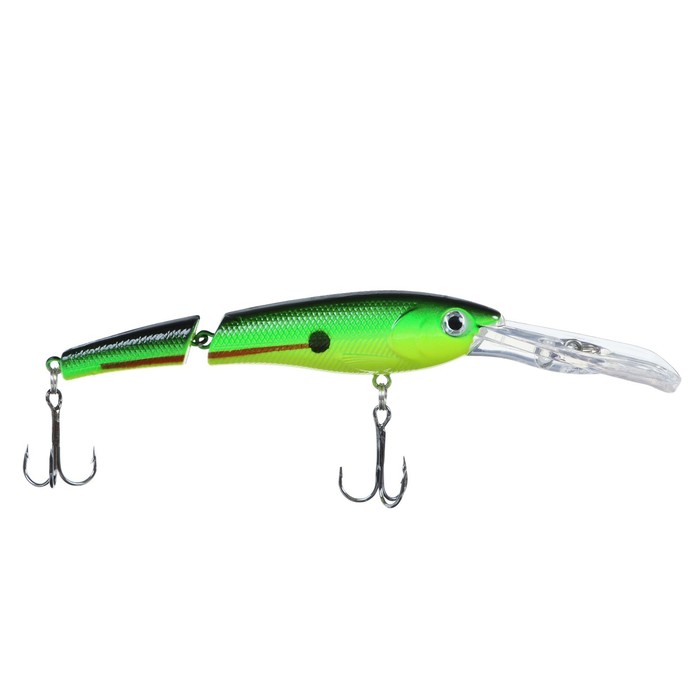 

Воблер Namazu Jointed Zun Minnow, 13 см, 12.5 г, минноу, плавающий (0.5-2.5 м), цвет 7