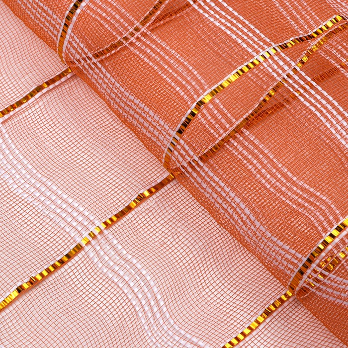 Сетка "Крошет" оранжевая, 50 см х 7 м 9556965