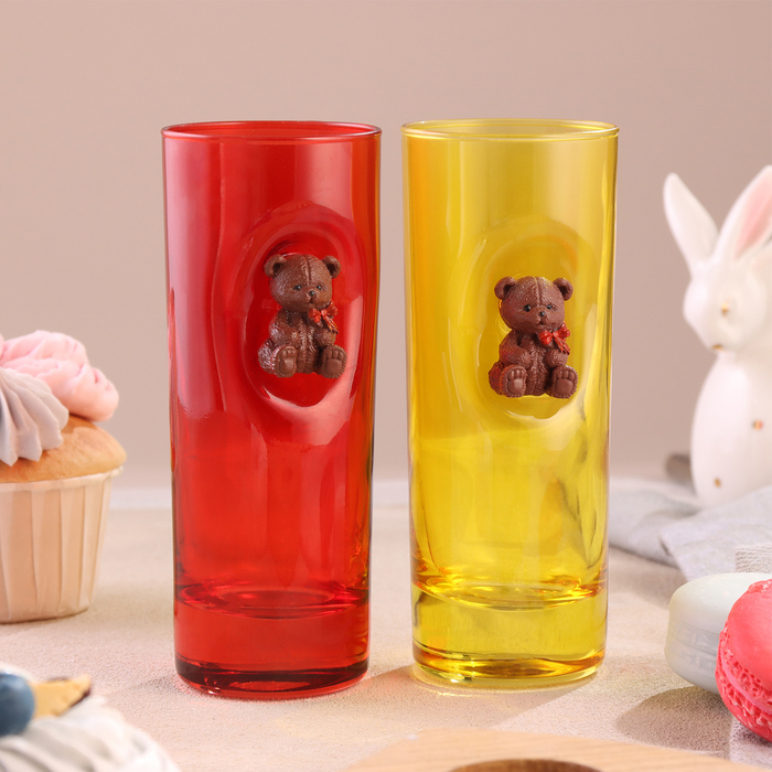 фото Набор "2 стакана с медвежатами", 200 мл дарим красиво