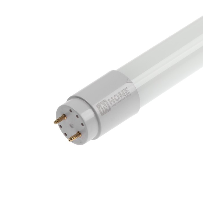 фото Лампа светодиодная in home led-t8-м-pro, 10 вт, 230 в, g13, 4000 к, 1000 лм, 600 мм, матовая inhome
