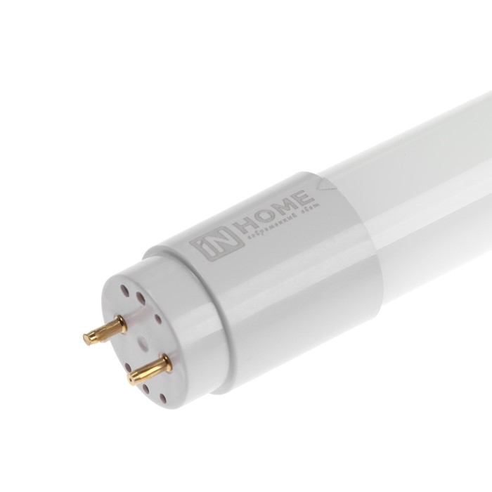 фото Лампа светодиодная in home led-t8-м-pro, 30 вт, 230 в, g13, 4000 к, 3000 лм, 1200 мм матовая inhome