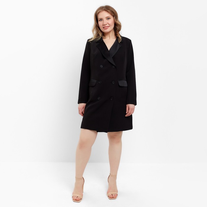 Платье (пиджак) женское MINAKU: Classic цвет черный, р-р 48