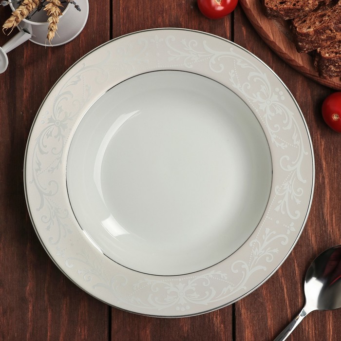Тарелка суповая 20 см "Миледи", 600 мл