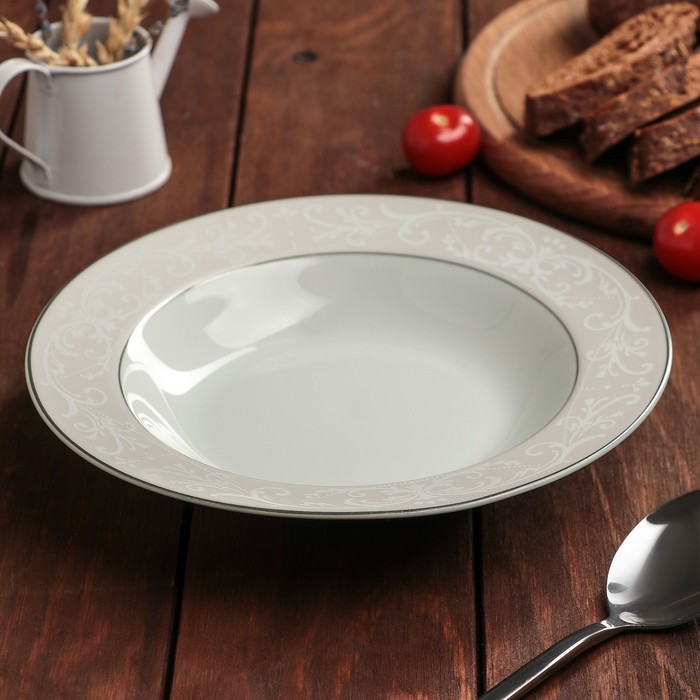 Тарелка суповая 20 см "Миледи", 600 мл