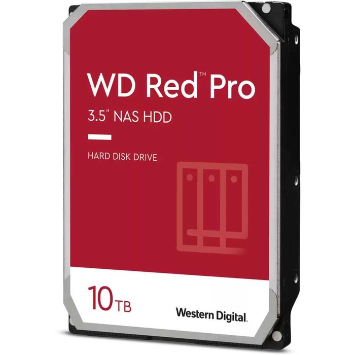 Жёсткий диск WD WD102KFBX NAS Red Pro, 10 Тб, SATA-III, 3.5