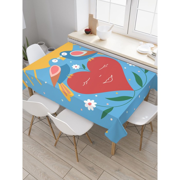 Скатерть на стол «Весна», прямоугольная, оксфорд, размер 120х145 см скатерть на стол потусторонний мир прямоугольная оксфорд размер 120х145 см