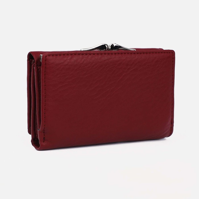 

Кошелёк на магнитах, цвет бордовый