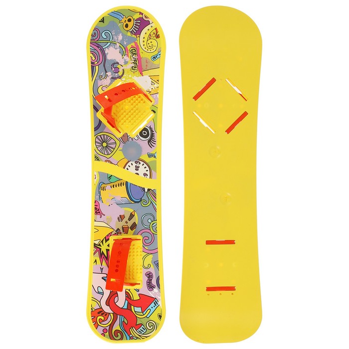 Сноуборд детский с облегченными креплениями МИКС