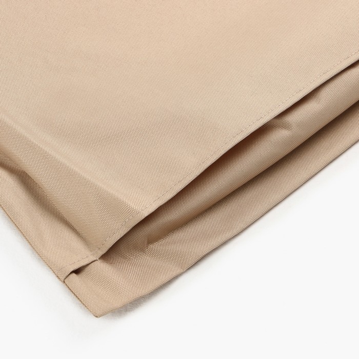 Подушка на шезлонг Этель 55х190+2 см, цвет  бежевый, оксфорд с ВМГО, 100% полиэстер