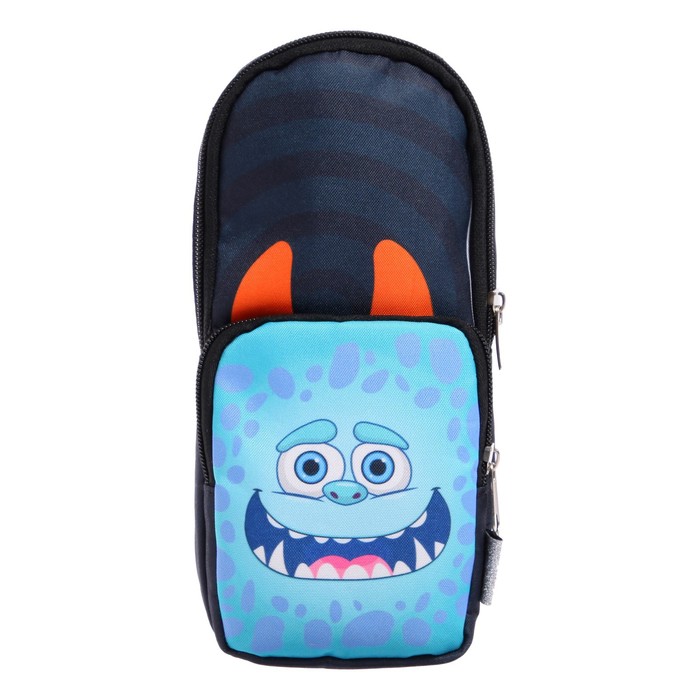 фото Пенал-футляр 100 х 220 х 70 мм, с карманом "монстрик" calligrata