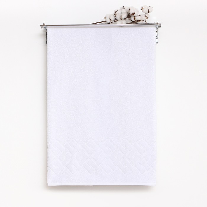 фото Полотенце махровое baldric 30х60см, цвет белый, 360г/м2, 100% хлопок дм