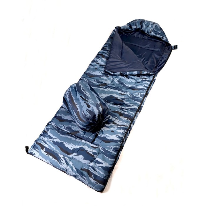 Мешок спальный с чехлом 210x90 см, до -30, синтепон МИКС