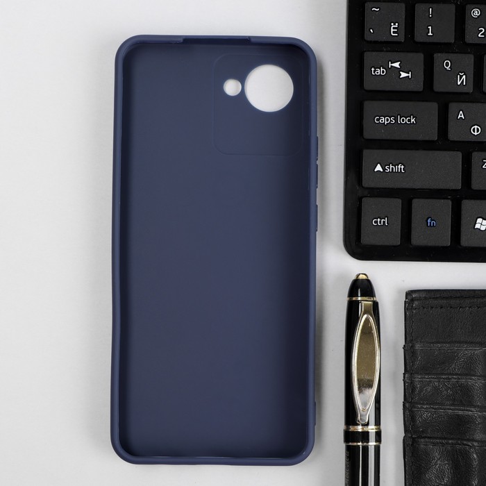 

Чехол Red Line Ultimate, для телефона Realme C30, силиконовый, синий